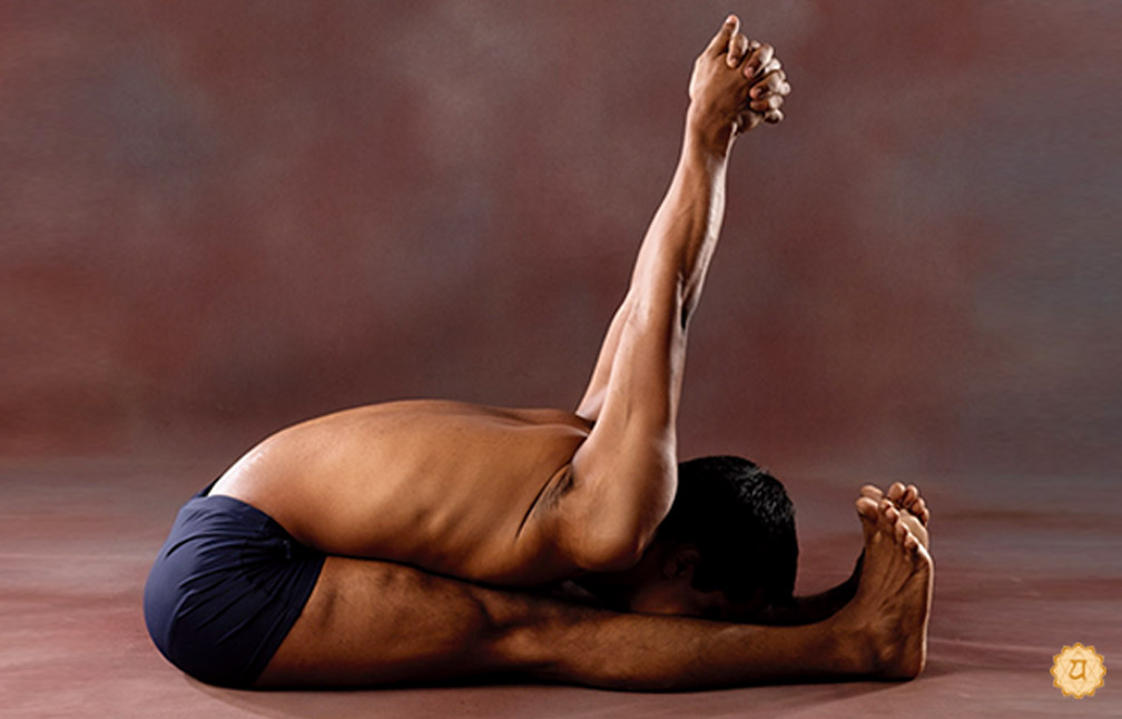 Arms Stretched up, Back Stretch Pose