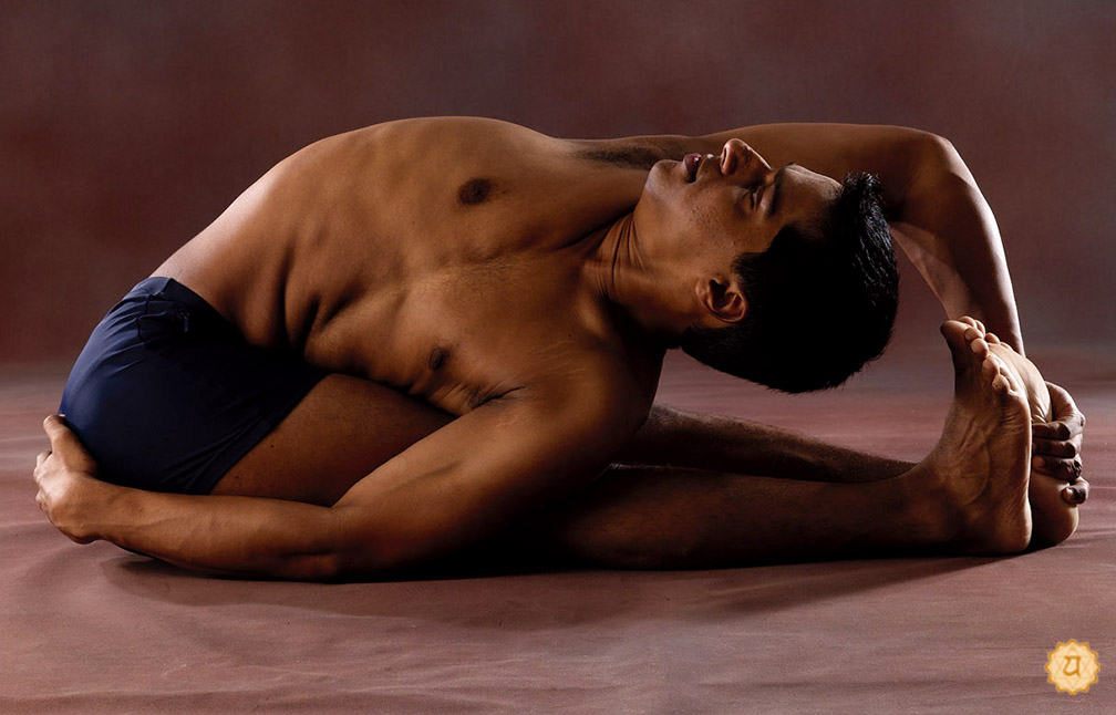 Revolved Back Stretch Pose