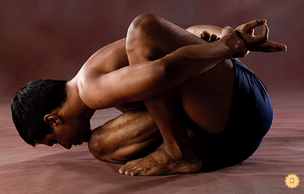 Chin To Knee Sage Marichi Pose