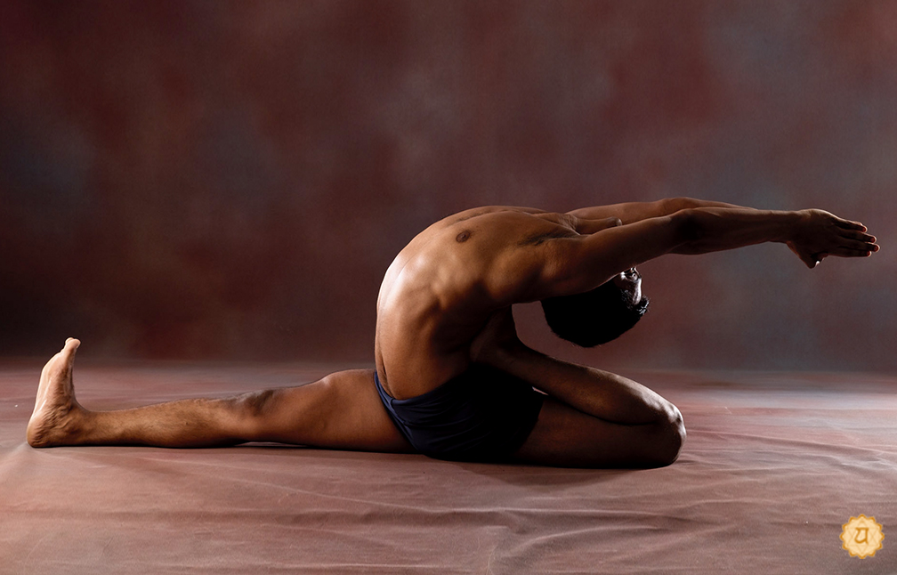 Lord Hanuman Pose - Foot Touching The Back