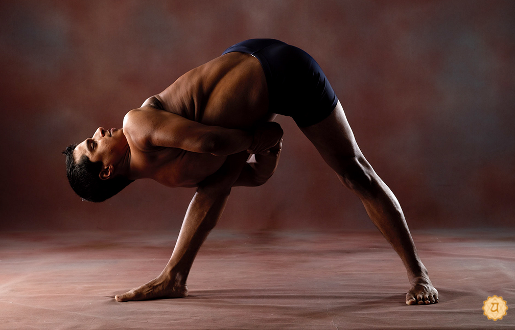 Bound Leg Twisted Triangle Pose
