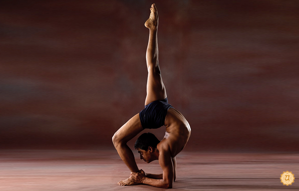 Bound Foot Inverted Staff Pose