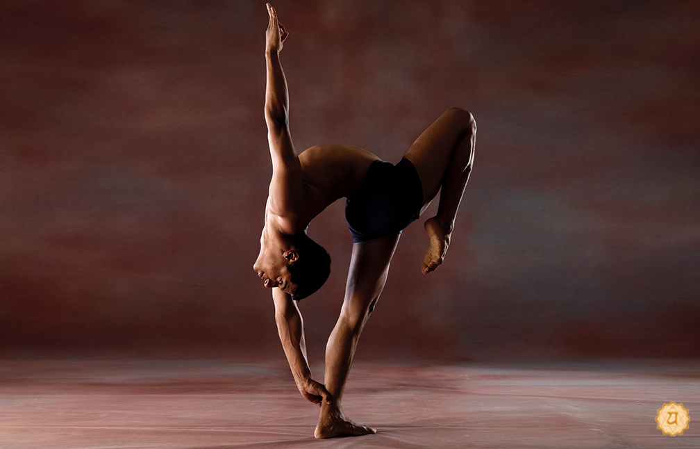 Intense Backbend Shiva's Dancing Pose